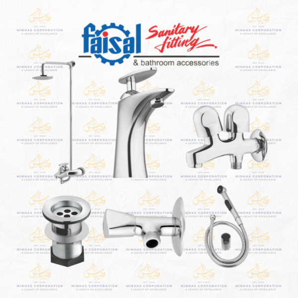 Faisal Sanitary Novia Series Bath Set Complete 8 Pieces