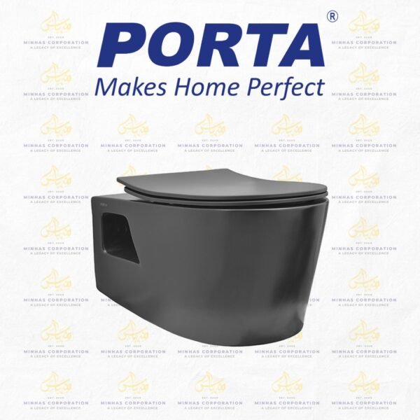Porta Wall Hung Toilet 427WHMB