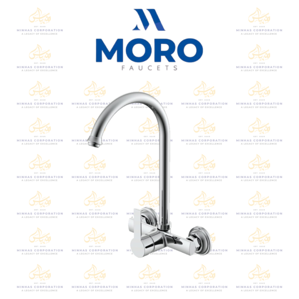 MORO E1703 Single Lever Kitchen Sink Mixer - Brass Kitchen Faucet in Pakistan