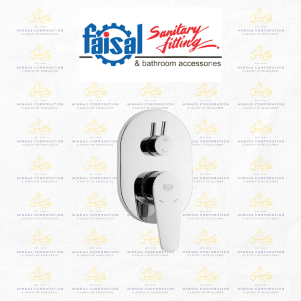 Faisal Sanitary Concealed Bath Mixer (with Oval Plate)