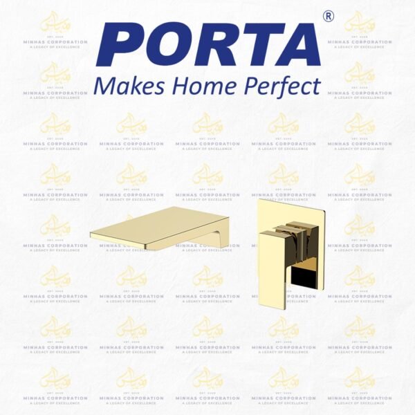WALL MOUNTED MIXER-GOLD | HDA995K-WMM-G