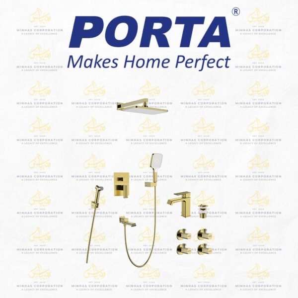 Porta Shower Set HDBG806A – Brush Rose Gold