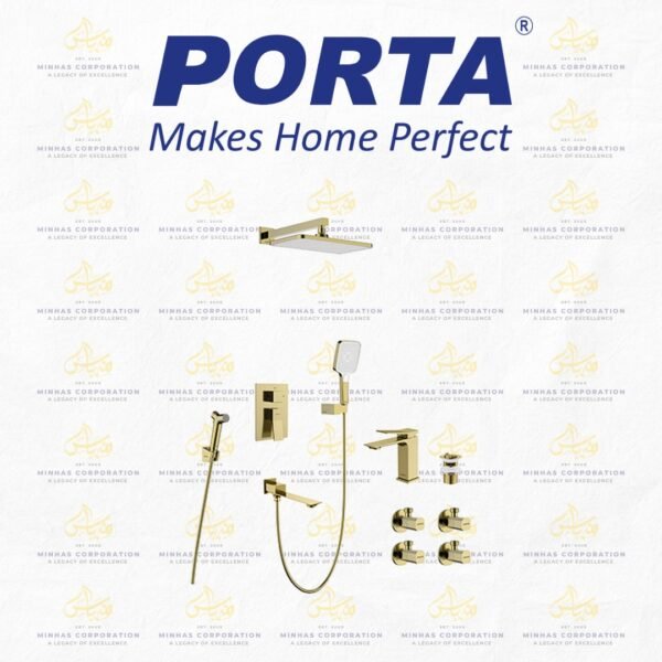 Porta Shower Set HDBG816 – Brush Rose Gold
