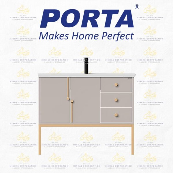 Porta Wooden Bathroom Cabinet HDFL444