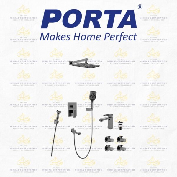 Porta Shower Set HDGM806A – Gold