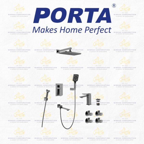 Porta Shower Set HDGM816 – Gold