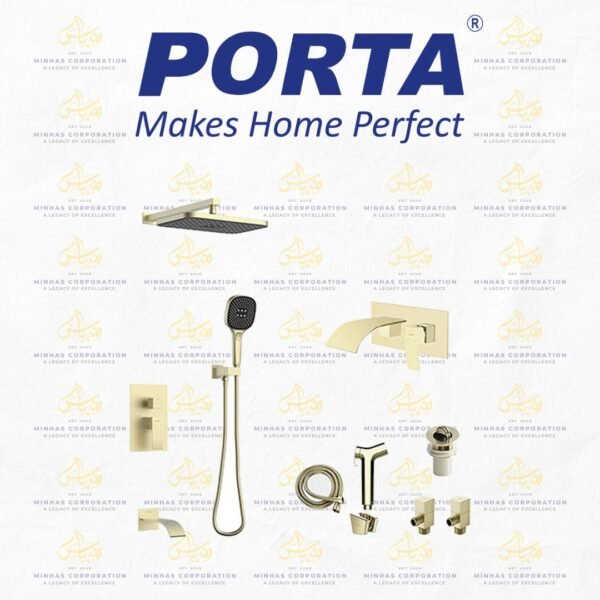Shower Set | HDSBG484 – Brush Gold
