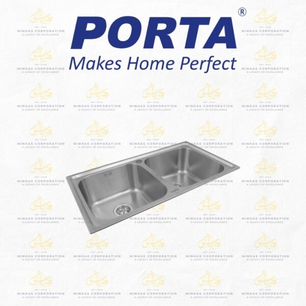 Porta Kitchen Sink HDSC8868 – Stainless Steel