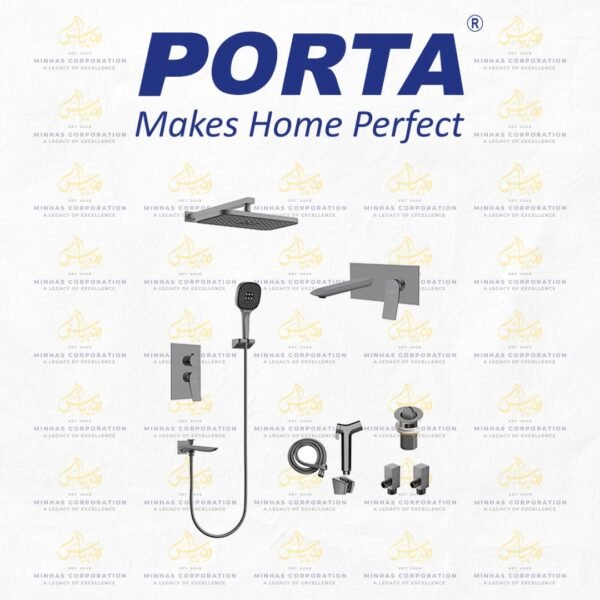 Porta Shower Set HDSGM4466 – Shine Gold