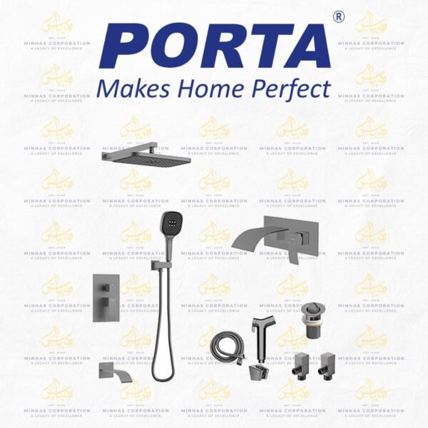 Porta Shower Set HDSGM484 – Shine Gold