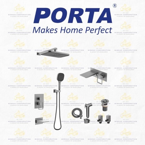Porta Shower Set HDSGM999 – Shine Gold