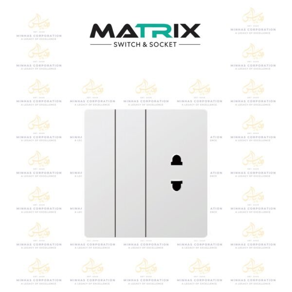 Matrix A3 2 Gang + 1 Socket