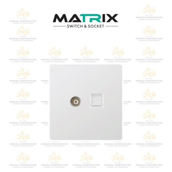 Matrix A3 TV + TEL Socket
