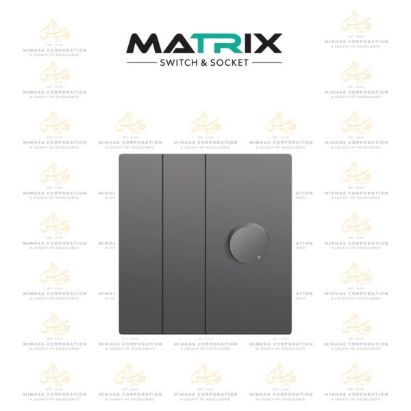 Matrix A4 2 Gang + Fan Speed