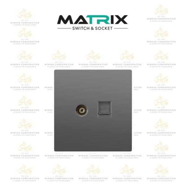 Matrix A4 TV + TEL Socket