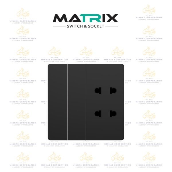 Matrix A5 2 Gang + 2 Socket