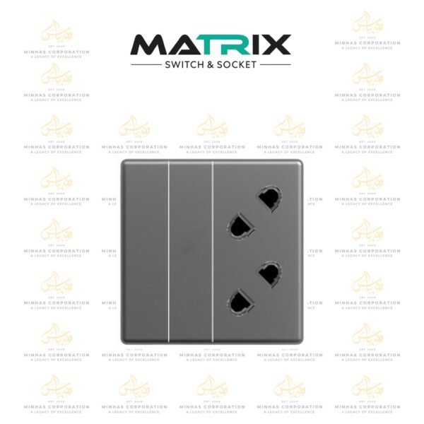 Matrix A7 2 Gang + 2 Socket