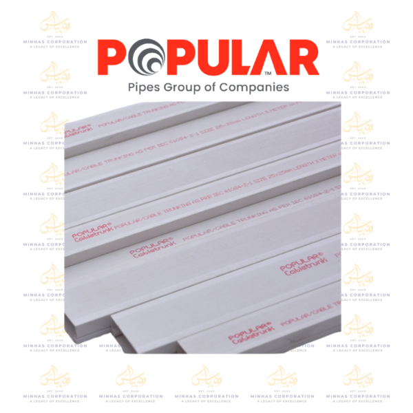 Popular Cable Trunking IEC 61084-2-1 40x60mm Plain
