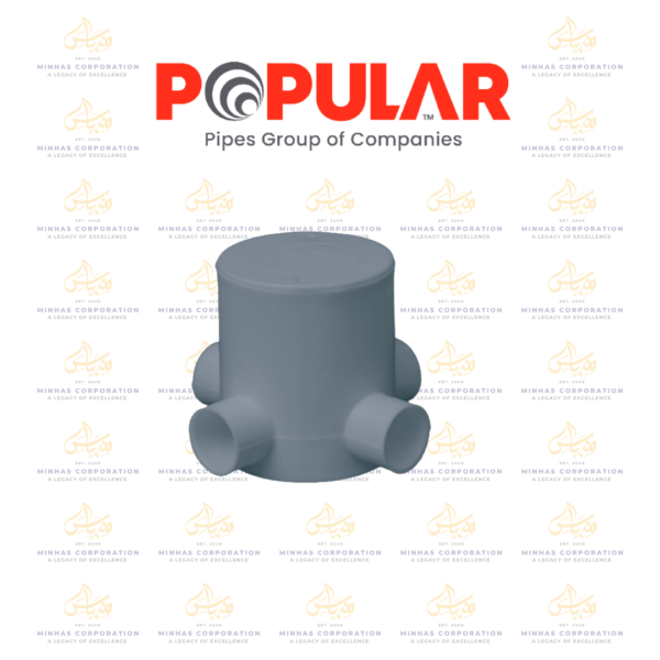 Popular UPVC Joint Box Roof (Type 3in) (Grey)