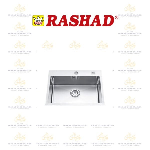 Top Mount Single Bowl Sink 20 HM – 16″ X 22″