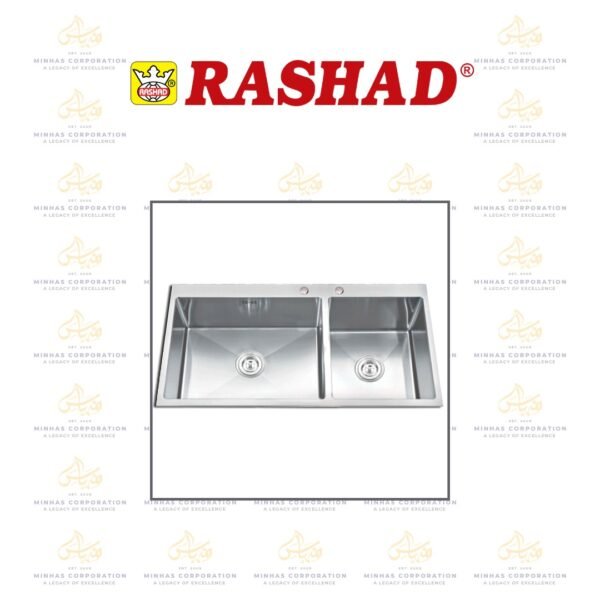 Top Mount Double Bowl 29HM – 20″ X 32″