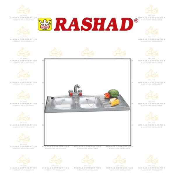 End Double Bowl Single Tray – 20" x 48"