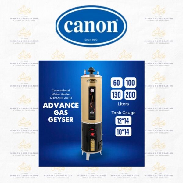 Canon Conventional Water Heaters - Geysers - ADVANCE