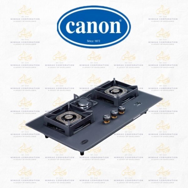Canon Gas Hobs - HB-CHK-777 (Matt Black Glass)