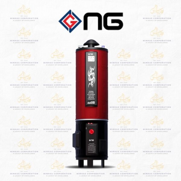 Electric Gas Water Heater DEG-55 Super Delux Double Safety Geyser