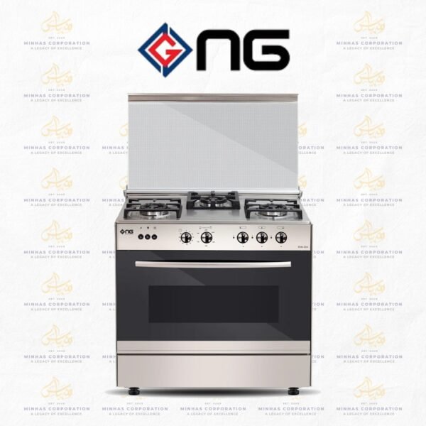 NasGas EXM-334 Cooking Range - 3 Burner Single Door - Stainless Steel