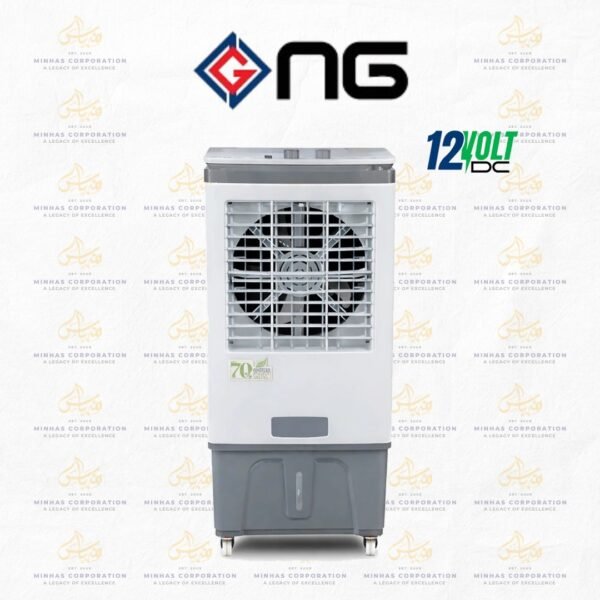 NasGas Green-Energy NAC-2100 | DC 12 Volt Solar Air Cooler | Direct Battery/Solar Compatible | 60W