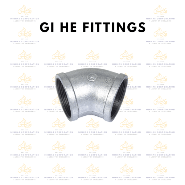 GI HE Galvanized Iron 45° Elbow – GI Fitting