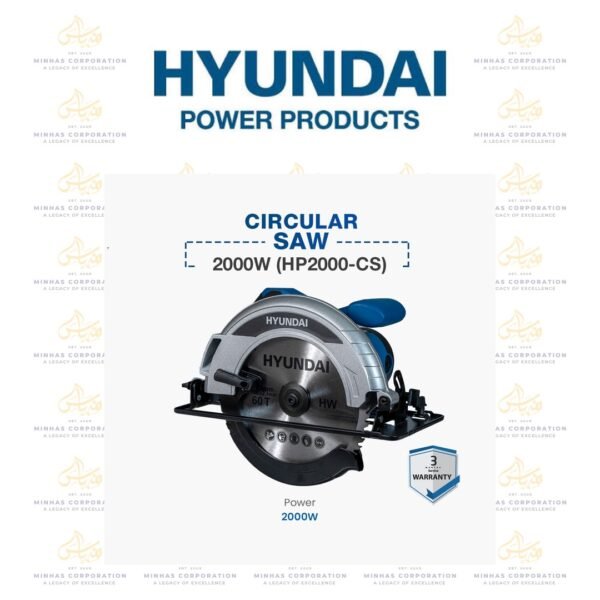 Hyundai 9" Circular Saw 2000W (HP2000-CS)