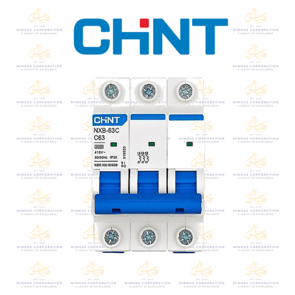 Chint NXB-63C 3P 1–6A MCB 6kA