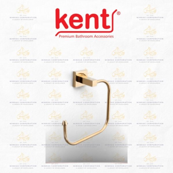 Kent Atrio Gold Towel Ring 3206G