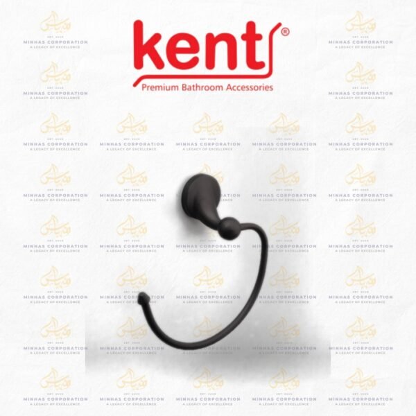 Kent Medley Black Towel Ring 2406B