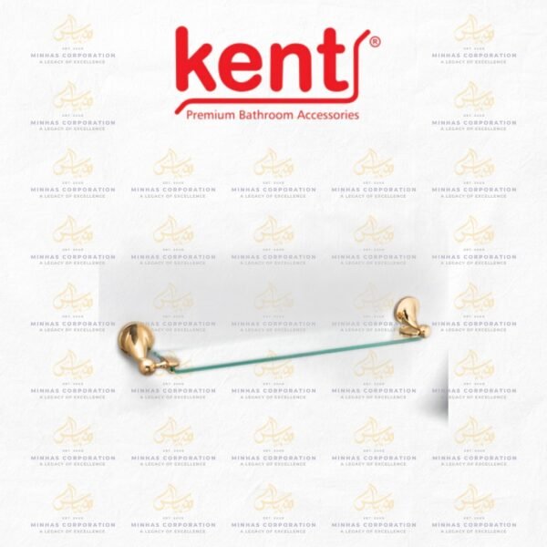 Kent Medley Gold Glass Shelf 2407G