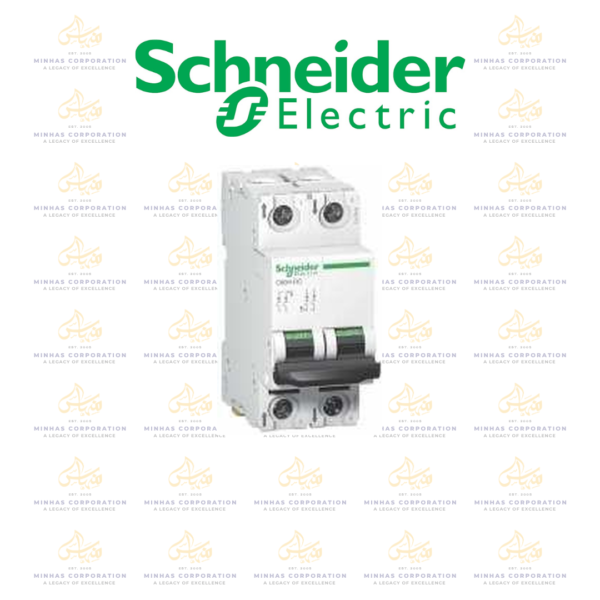 Schneider C60H-DC MCB 2 Pole 500VDC 6, 10 Amps